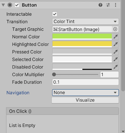Make Sure to Select a Highlighted Color that is different than the Normal Color